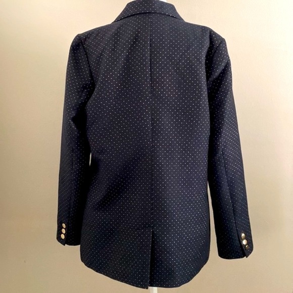 A new day tweed style navy and gold dot blazer - Picture 3 of 7